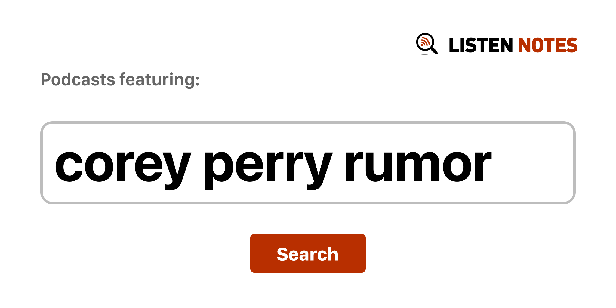 Corey Perry Rumor Suosituimmat podcastjaksot